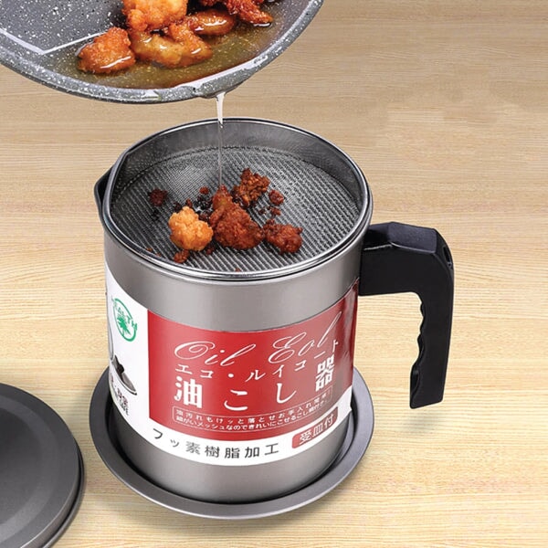 Multifunctional Oil Filter Pot KitchenQuick 