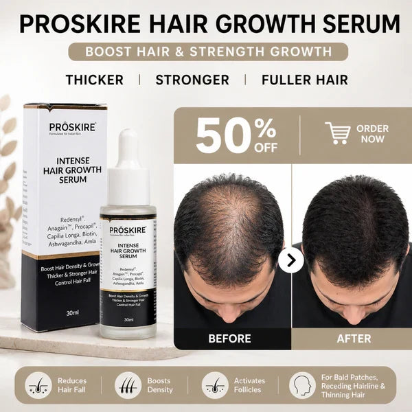 Proskire Hair Growth Serum [Buy 1 Get 1 free]