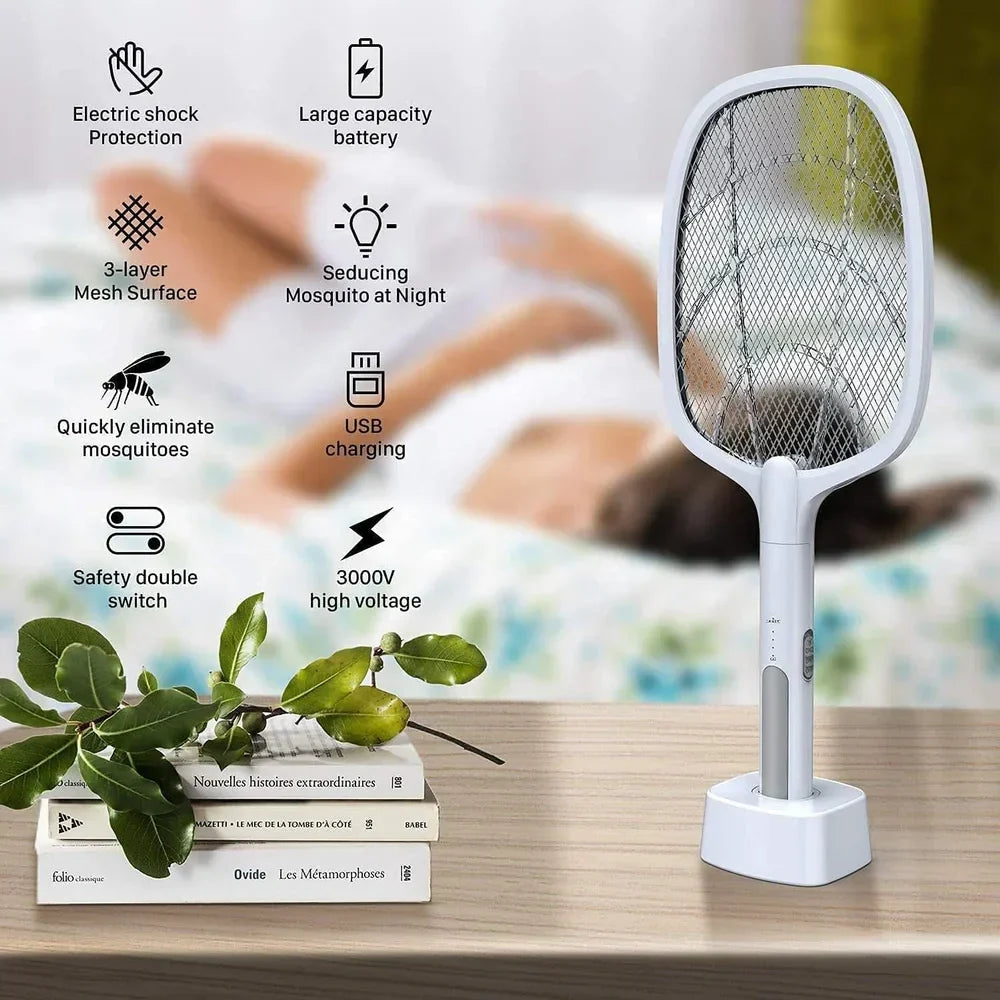 2 in 1 Electric Mosquito Killer Racket