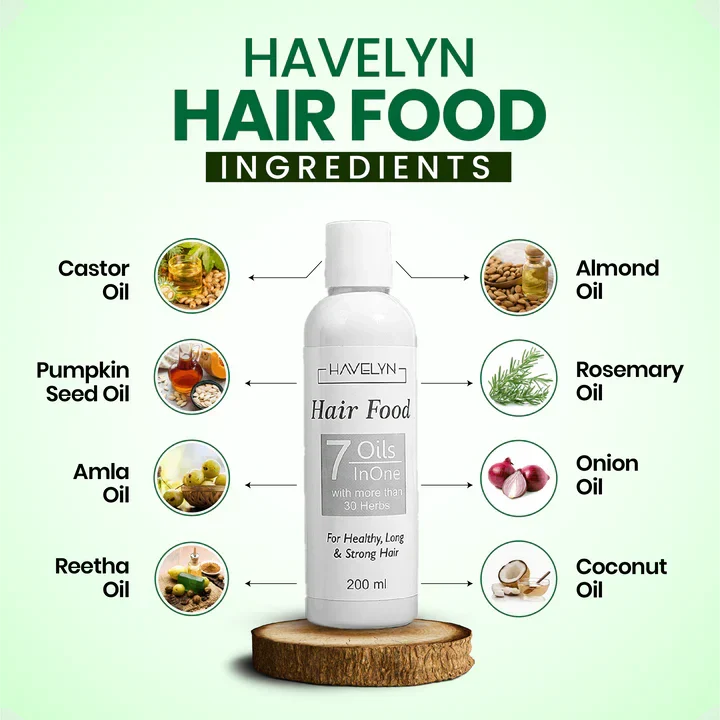 HAVELYN 7 in one Hair Food Oil (Organic) Quick Traders 